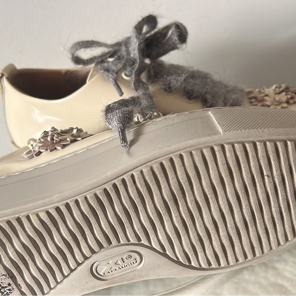 AGL MADE IN ITALY LEATHER Beige and Gray Sneakers made in Italy - Picture 5 of 10